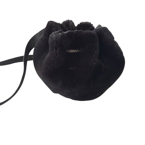 Zara Girls Faux Fur Bucket Purse Crossbody Witchy‎ Whimsigoth Dark Fairy - Picture 6 of 6